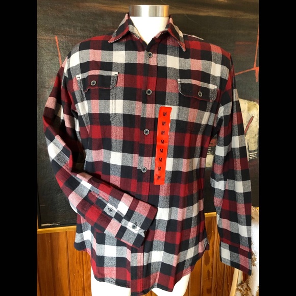 Flannel Button Up Shirt - Picture 1 of 5